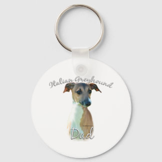 Italian Greyhound Dad 2 Keychain
