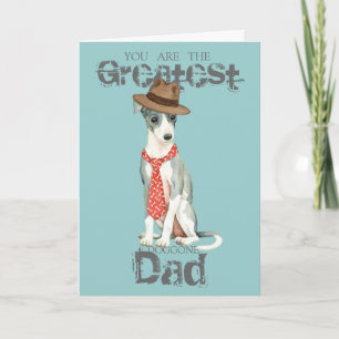 Italian Greyhound Dad Card
