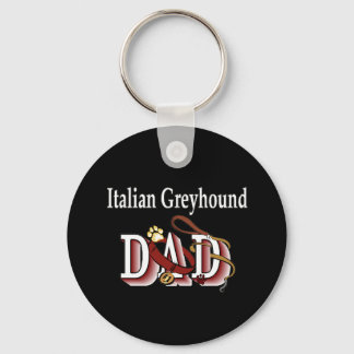 italian greyhound dad Keychain