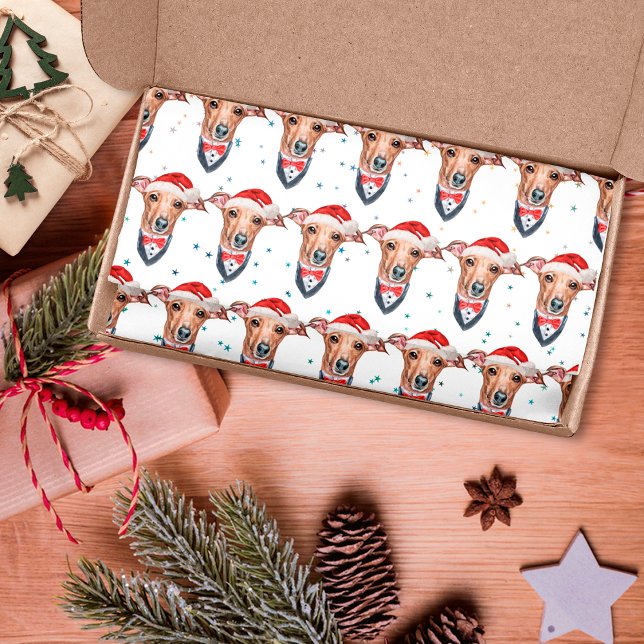 Italian Greyhound Dog Breed Christmas Tissue Paper (Creator Uploaded)