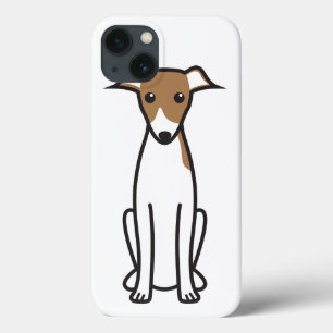 Italian Greyhound Dog Cartoon iPhone 13 Case