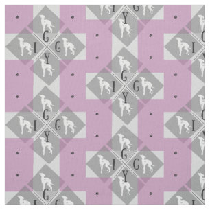 Italian Greyhound Dog  Diamond Joann Fabric Iggy