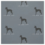 Italian Greyhound Dog  Rescue Fabric Iggy