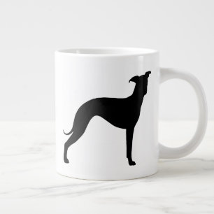 Italian Greyhound Dog Silhouettes Iggies Giant Coffee Mug