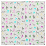 Italian Greyhound Easter Joann Fabric, Silly Iggy Fabric