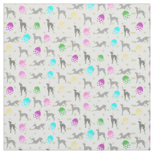 Italian Greyhound Easter Joann Fabric, Silly Iggy Fabric