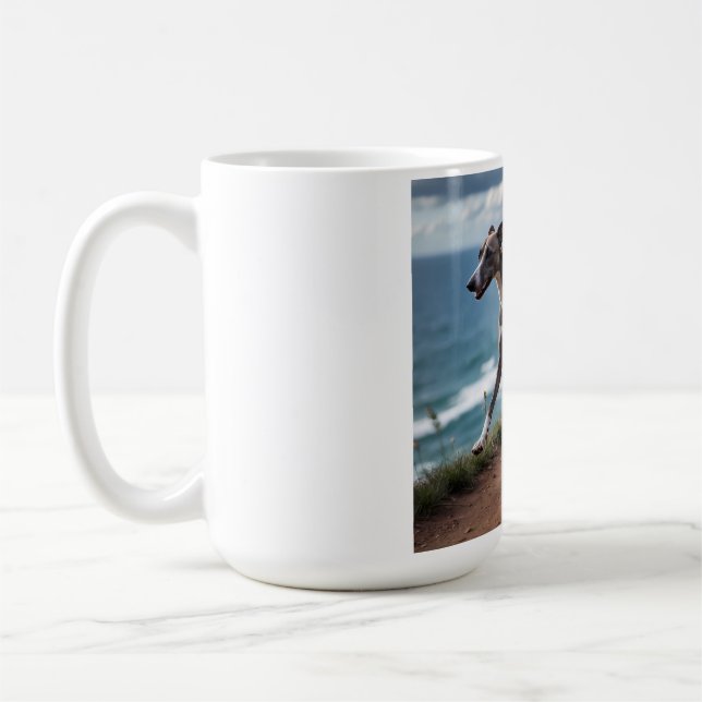 Italian Greyhound Elegant Breed Coffee Mug (Left)