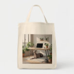 Italian Greyhound Elegant Grocery Tote Bag