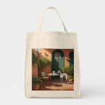 Italian Greyhound Elegant Grocery Tote Bag