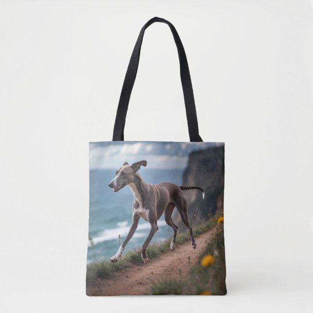 Italian Greyhound Elegant Shoulder Tote Bag (Front)
