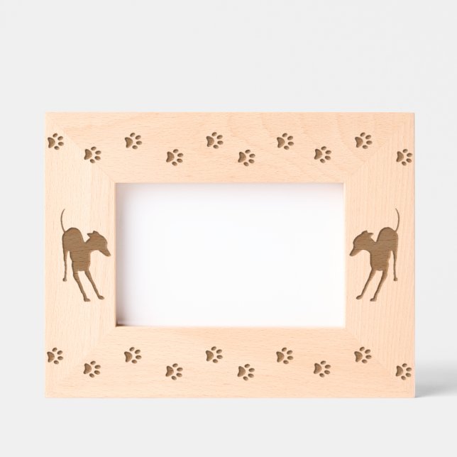 Italian Greyhound Engraved Frames (Front)