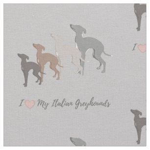 Italian Greyhound Fabric. Iggy Joann Fabric Print