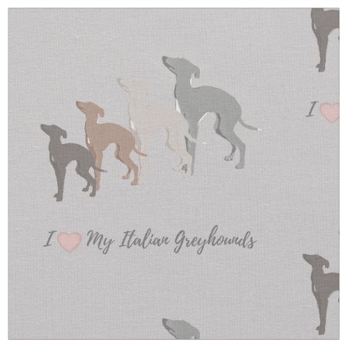 Italian Greyhound Fabric Iggy Joann Fabric Print