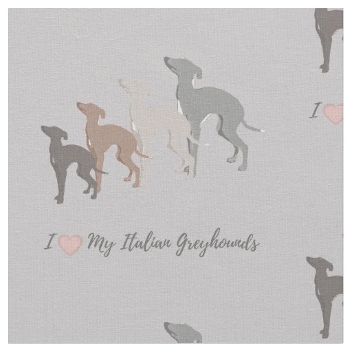 Italian Greyhound Fabric. Iggy Joann Fabric Print