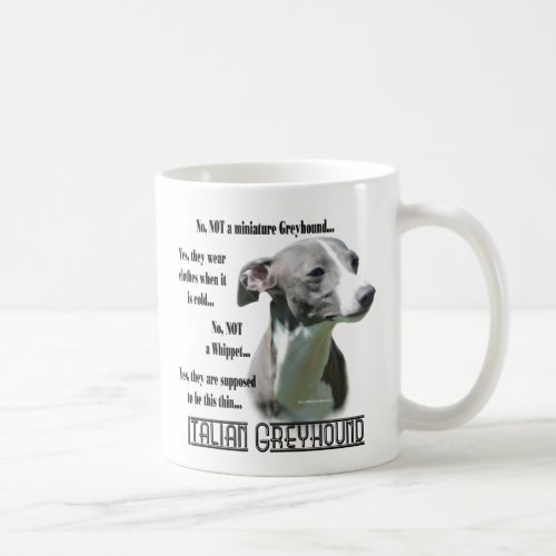 Italian Greyhound FAQ Coffee Mug