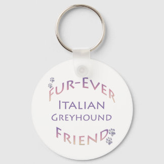 Italian Greyhound Furever Keychain