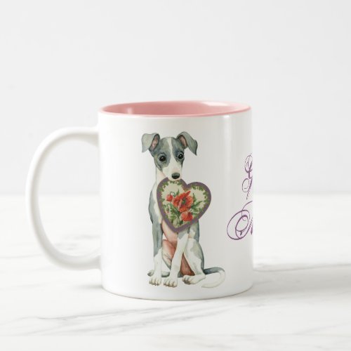 Italian Greyhound Heart Mom Two_Tone Coffee Mug