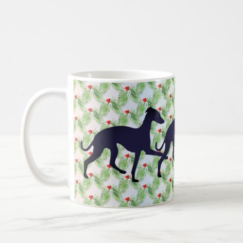 Italian Greyhound High Stepper Christmas Coffee Mug