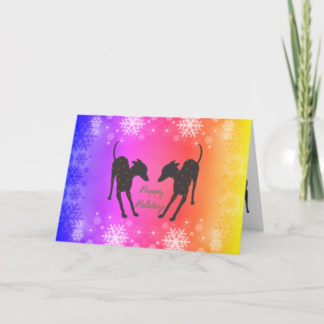 Italian Greyhound Holiday (Front)