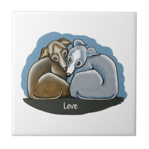 Italian Greyhound Huddle Tile