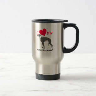 Italian Greyhound (Iggy) Travel Mug