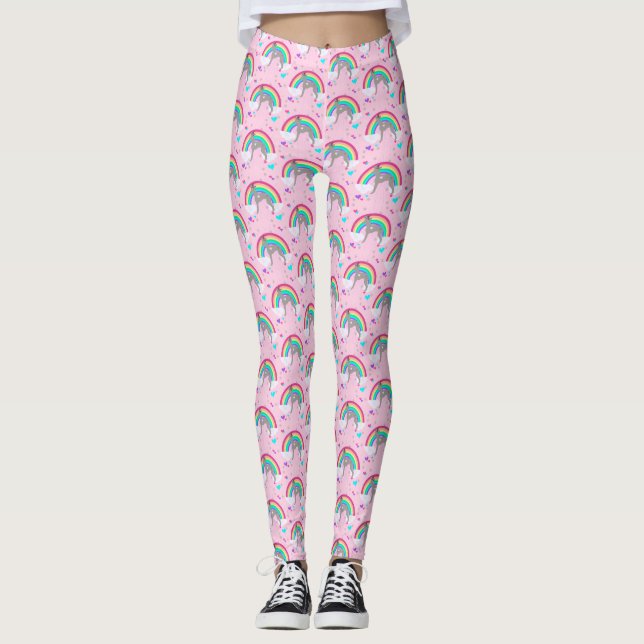 Italian Greyhound Leggings Lularoe Unicorn Pants (Front)