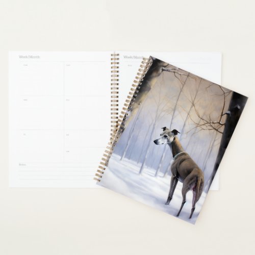 Italian Greyhound Let It Snow Christmas Planner