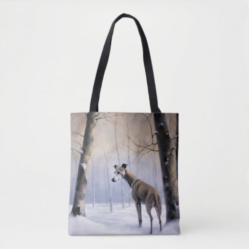 Italian Greyhound Let It Snow Christmas Tote Bag