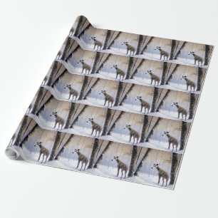 Italian Greyhound Let It Snow Christmas Wrapping Paper