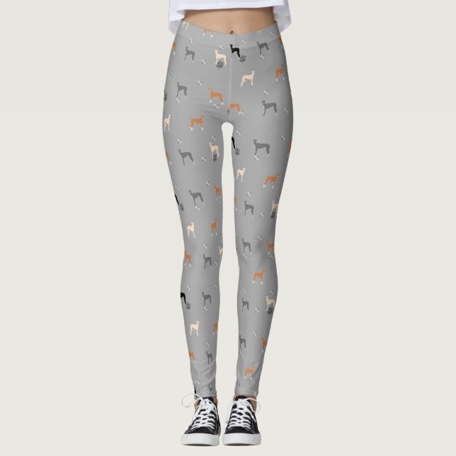 Italian Greyhound Lularoe Leggings Iggy (Front)