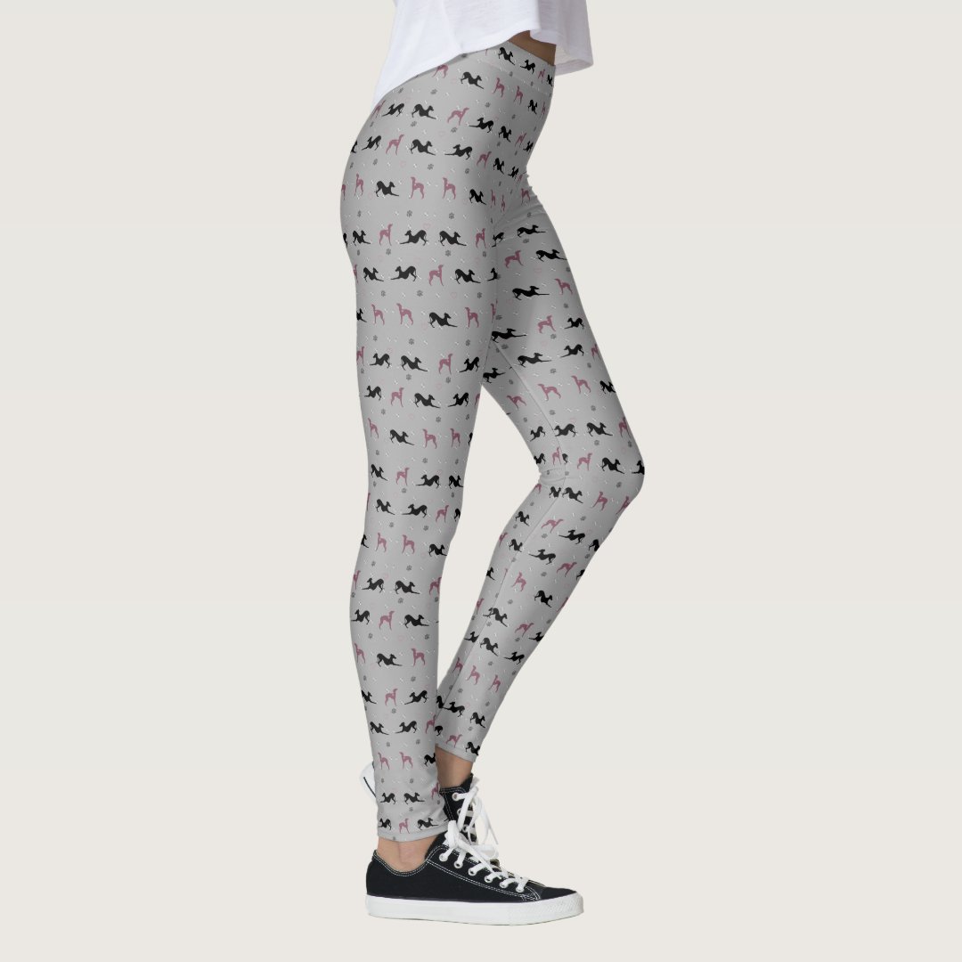 Italian Greyhound Lularoe Leggings Pants Blue Iggy | Zazzle