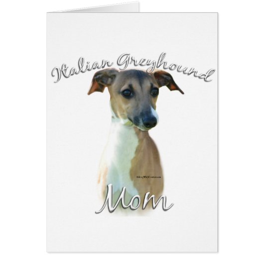 Italian Greyhound Mom 2 Cards (Front)