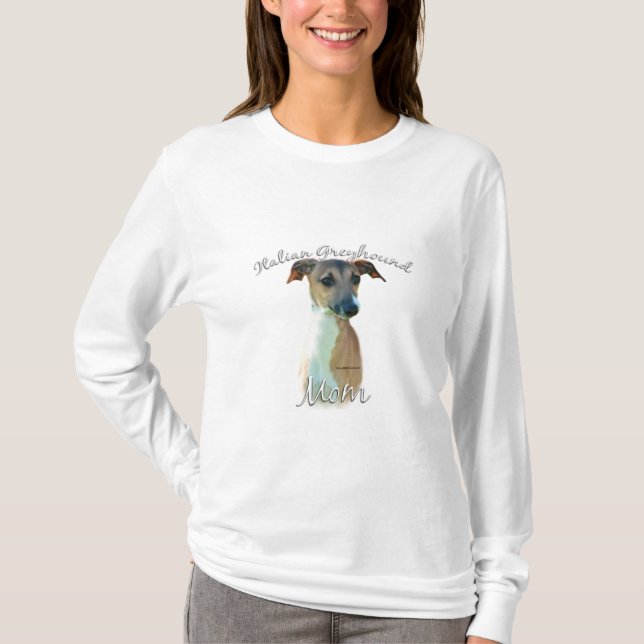 Italian Greyhound Mom 2 T-Shirt (Front)