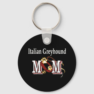 italian greyhound mom Keychain