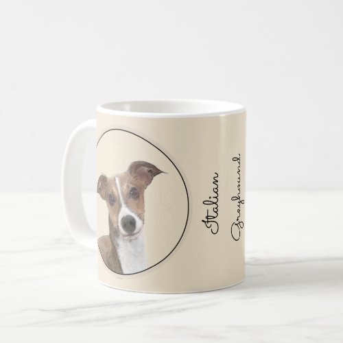 Italian Greyhound Painting _ Cute Original Dog Art Coffee Mug