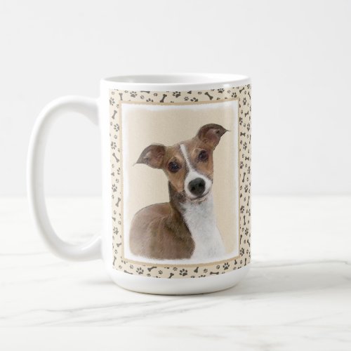 Italian Greyhound Painting _ Cute Original Dog Art Coffee Mug