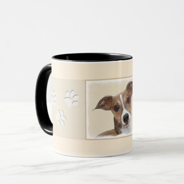 Italian Greyhound Painting - Cute Original Dog Art Mug (Front Left)