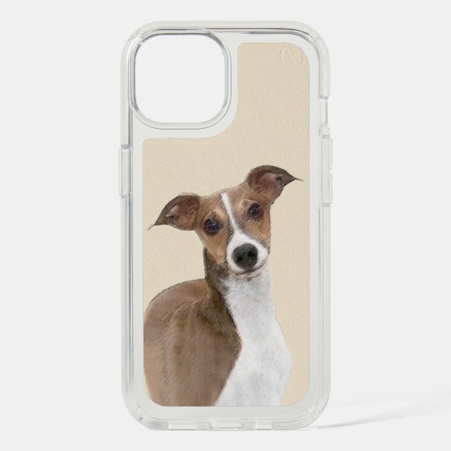 Italian Greyhound Painting - Cute Original Dog Art Speck iPhone Case (Front)