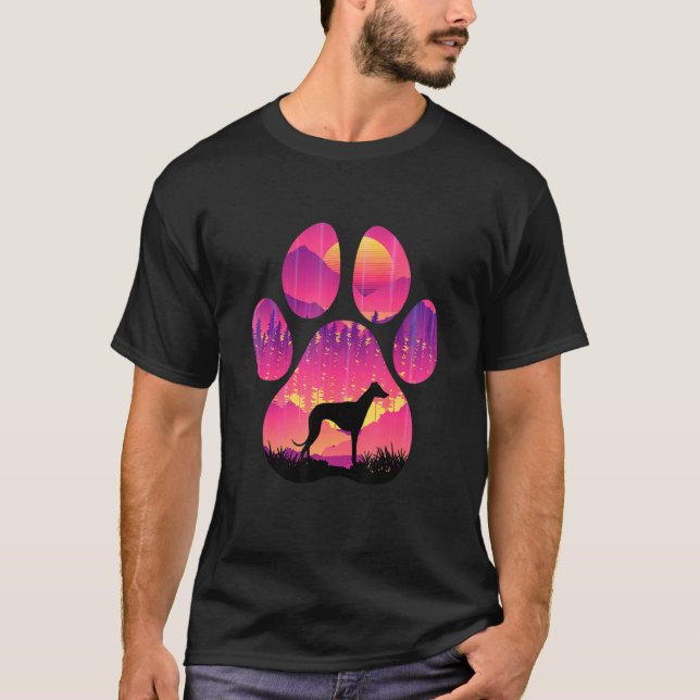 Italian Greyhound Paw Mom Dad Dog  Women Men T-Shirt (Front)