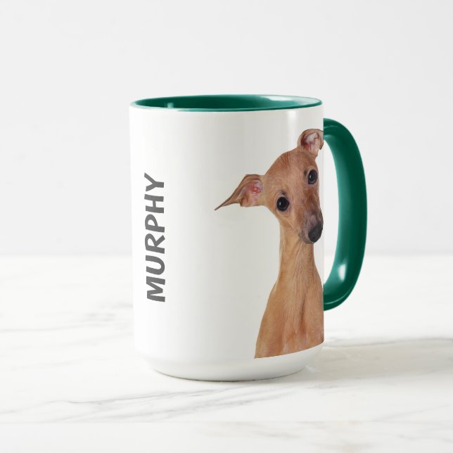 Italian Greyhound Personalized  Mug (Front Right)