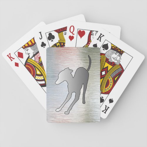 Italian Greyhound Playing Cards