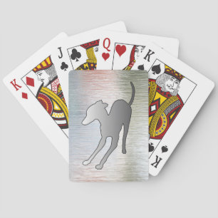 Italian Greyhound Poker Cards