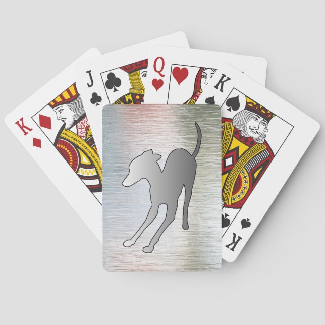 Italian Greyhound Poker Cards (Back)