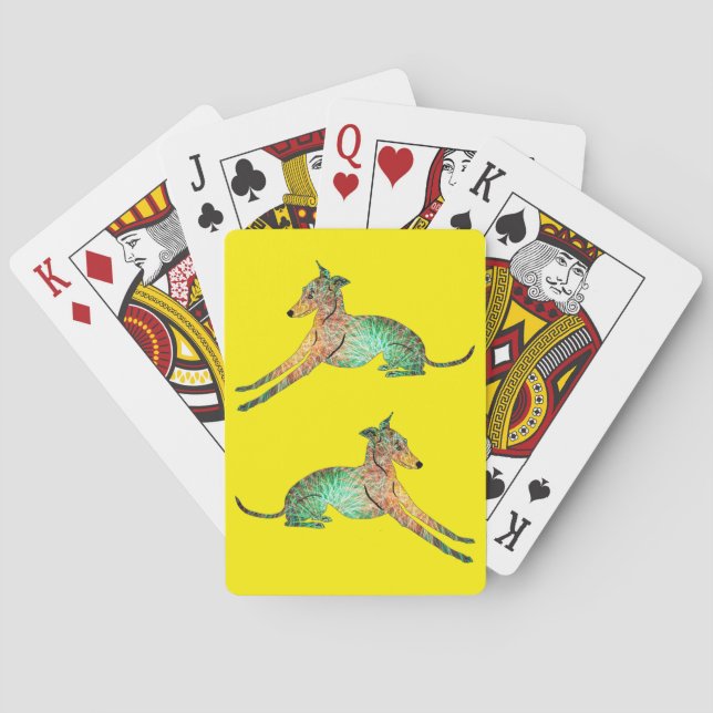 Italian Greyhound Poker Cards (Back)