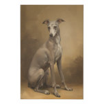 Italian Greyhound Portrait Canvas Wall Art