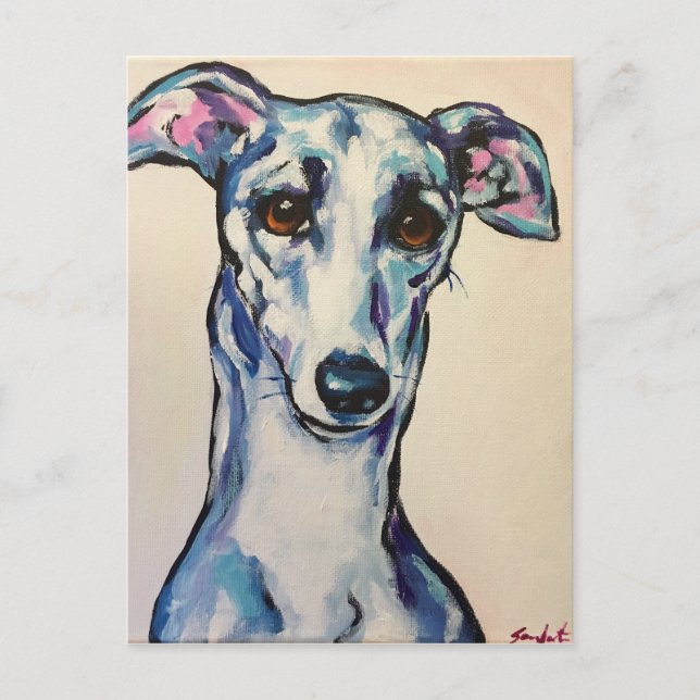 Italian Greyhound Postcard (Front)