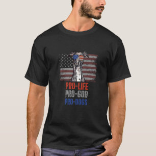Italian Greyhound Pro Life Pro God Pro Dogs T-Shirt