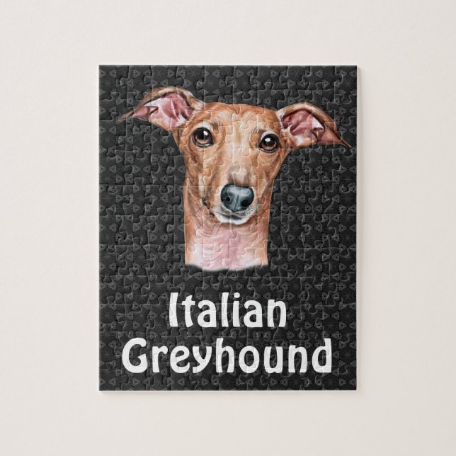 Italian Greyhound Puzzle (Vertical)