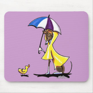 Italian Greyhound Raincoat Mouse Pad