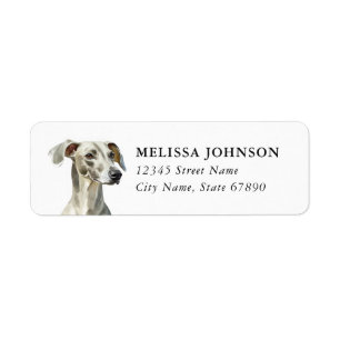 Italian Greyhound Return Address Labels